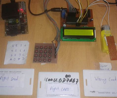 rfid based security system using 8051|rfid 8051.